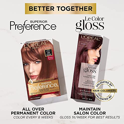 L’Oreal Paris Superior Preference 4R Dark Auburn Pack 4 miniatura 6