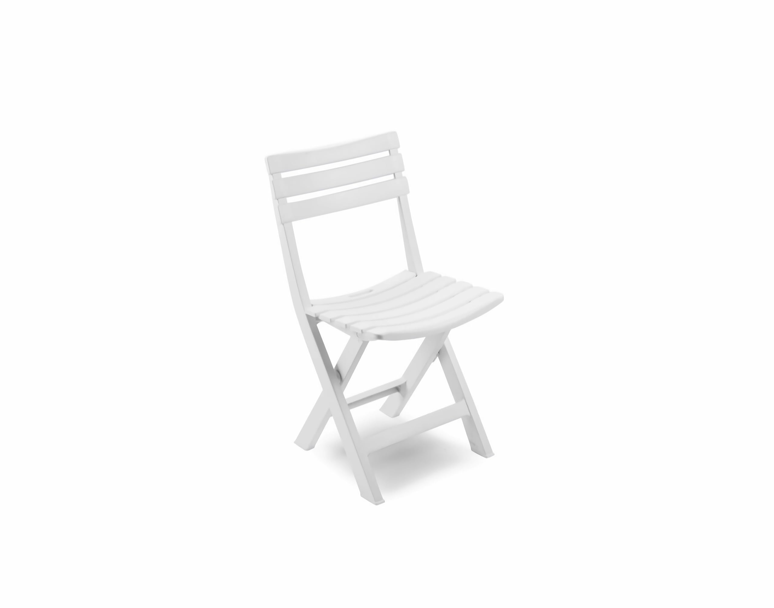 Tavolo da Giardino Modello Tevere da esterno in Robusta Plastica 79x72x70 Compreso 2 Sedie Birki Pieghevole per un Facile Trasporto per Camping Picnic