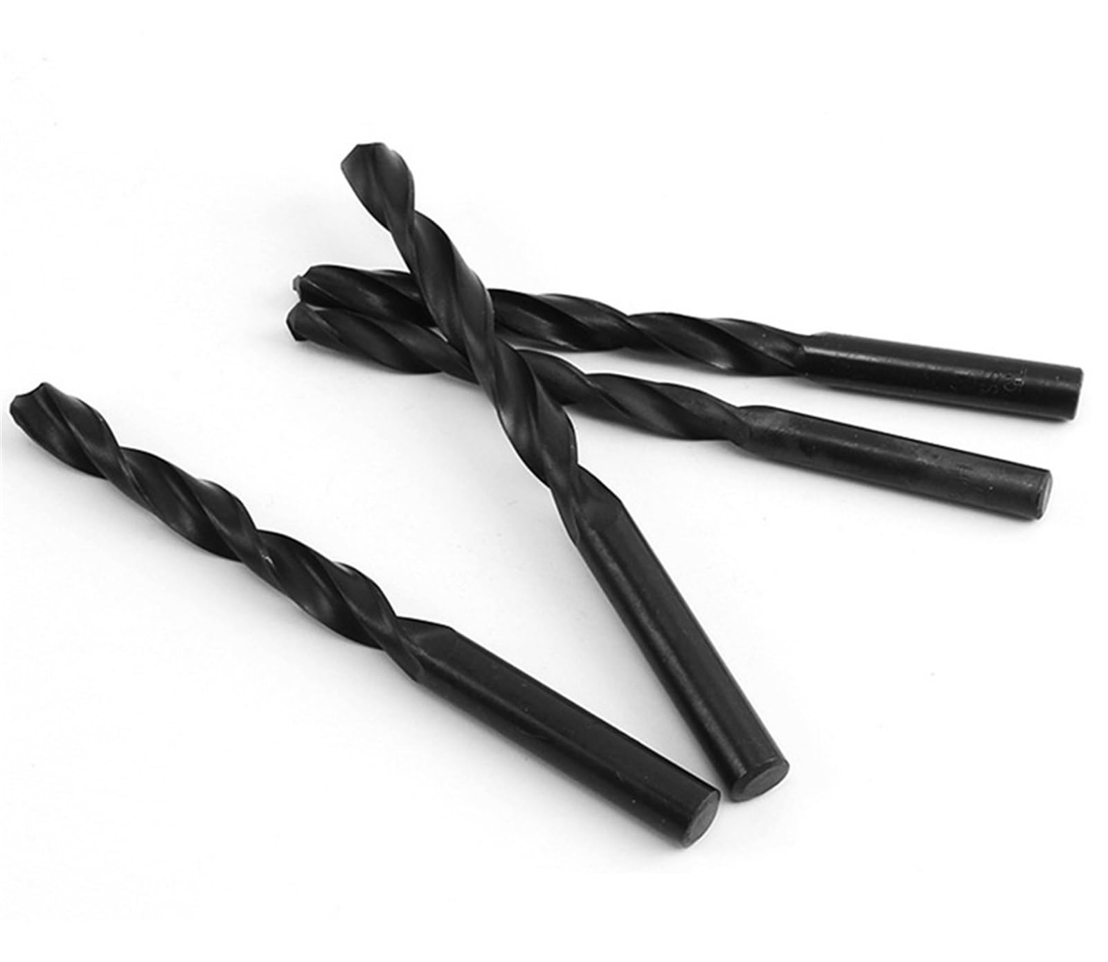 Juego De 10 Brocas Helicoidales De 1mm-14mm, Broca Negra De Nitruro HSS Hierro, Aleaciones De Aluminio Y Plásticos (Color : 10pcs, Size : 14.0mm)