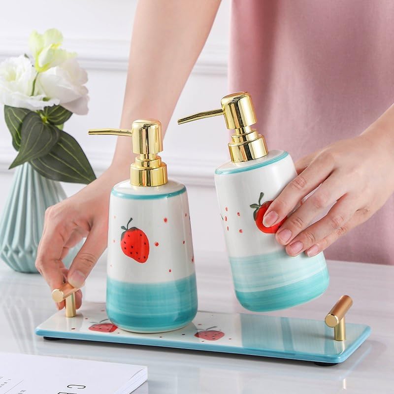 Flacon voyage pour shampooing en céramique blanche compacte - 2