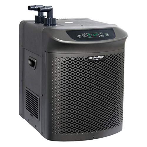Active Aqua AACH50HP Water Chiller for Aquarium, Hydroponics, Bathtub – 0.5 HP, Fast Cooling, 90-172 Gallons, Titanium Evaporator – Fittings Included