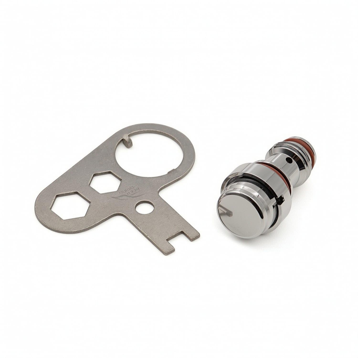 Chrome-Plated BCD Inflator Valve Core Brass BCD Inflation Valve Core Threaded Repair Part Compact for Divers, Technicians, Gear Maintenance, Valve Core W Tool-image-35