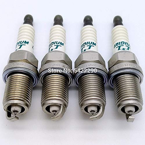 spark plugs 4pcs IK20TT Car Iridium TT Power Spark Plug Compatible with Chevrolet Compatible with Toyota Compatible with Caldina Compatible with Audi Compatible with Lexus Compatible with Compatible w