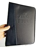  Funda reforzada para Biblia Super Gigante, con cremallera y bolsillo. 42,5 x 26 cm