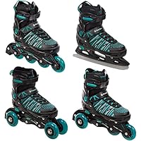 Pattini 4in1 RAVEN Regolabili | Inline, Triskates, Rotelle E Ghiaccio Per Bambini - Foto 9