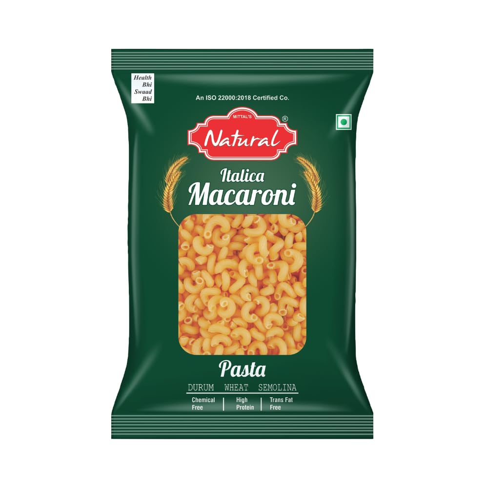 Natural Italian Macaroni Pasta | 100% Sooji (Semolina) No Maida | Healthy Whole Wheat Pasta | High-Fiber | Perfect for Nutritious Italian Dishes (400 Gram) (B0DDQG6JHC) Amazon Price History, Amazon Price Tracker