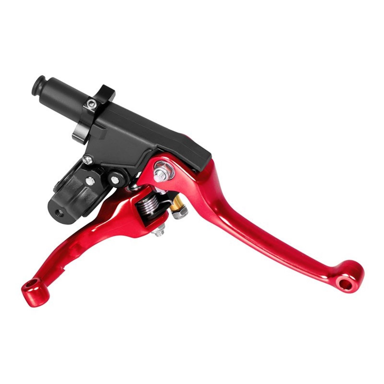 Tingyus Red Motorbike Brake Lever Motorcycle Cnc Clutch Asv Folding Brake Lever Set Pit Dirt Bike Atv Quad Motocross(Red)
