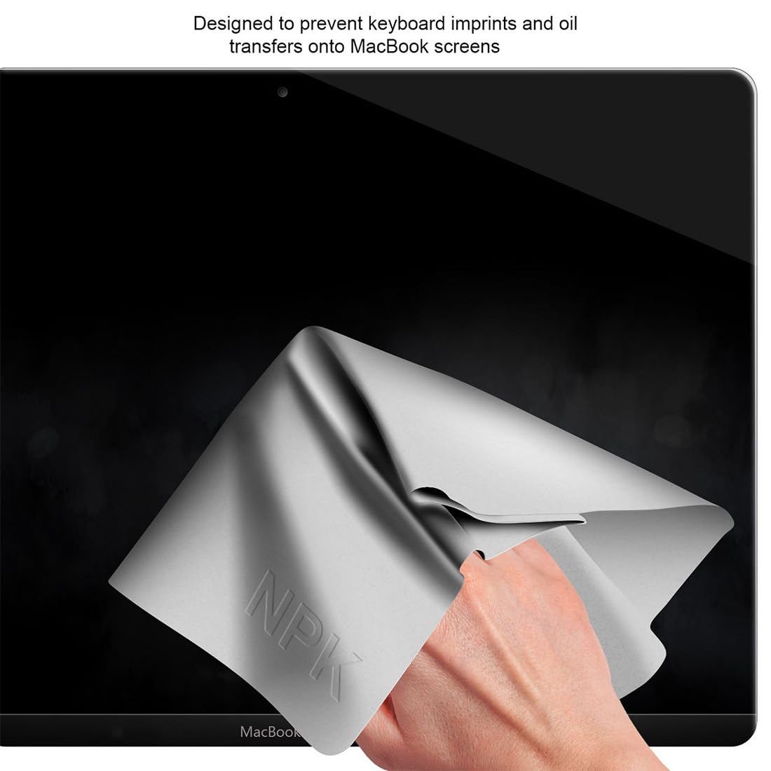 1 Pezzo 34 ×22,5 cm Schermo Tastiera Impressione Protezione Pellicola in Microfibra e Panno di Pulizia 15“ Compatibile con MacBook 15” MacBook Pro 16” e MacBook Air 15”