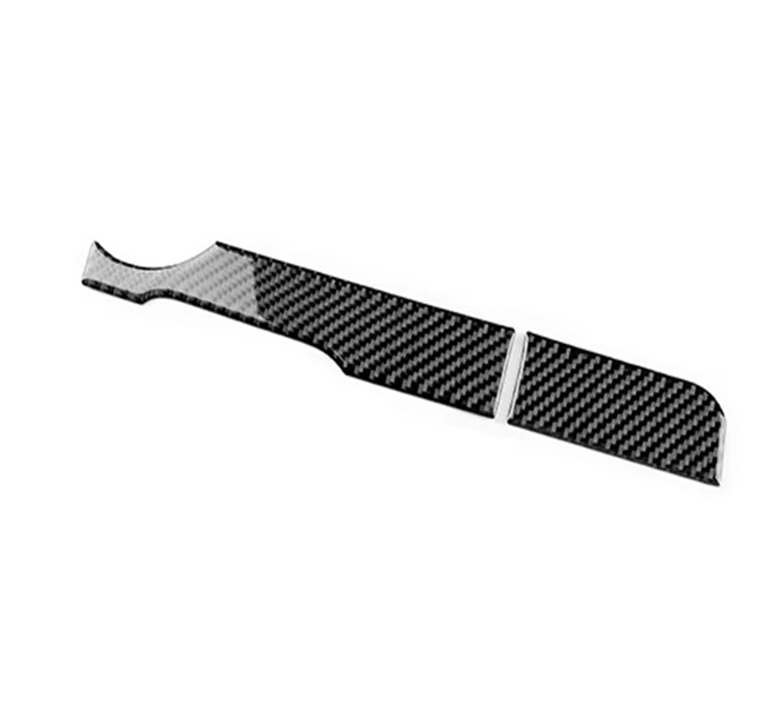 Interior Trim for Seat for Ibiza 6l 2003 2004 2005 2006 2007 2008 LHD Car Main Driver Strip Interior Real Soft Carbon Fiber Sticker Cover Trim Sticker(for LHD Black Carbon)