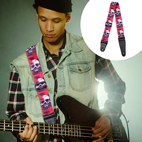 Vaguelly 2Pcs Guitares de Ceinture en Matériau Classique Sangle Électrique Réglable Ukulélé Porte-Coton en Cuir Rouge… - Les Beatles, Paul McCartney, John Lennon, RIngo Starr, George Harrison Vaguelly 2Pcs Guitares de Ceinture en Matériau Classique Sangle Électrique Réglable Ukulélé Porte-Coton en Cuir Rouge… – Image 7