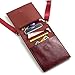 Produktbild Handy Schultertasche, PU Leder Mini Umhängetasche Messenger Bag Schulter Multifunktionale Handytasche mit Kartenfächer, für Damen, Mädchen iPhone, Samsung, Huawei (Kaffee)