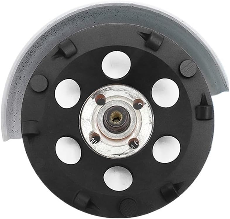 Compatible for SHDIATOOL 1pc Dia4.5/5" PCD Grinding Cup Wheel Polycrystalline Diamond Grinding Wheel Removing Epoxy Coating Glue Mastic Paint(1pc 125mm Bore 22.23)