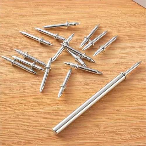 Clavos para zócalos doble cara, 1000 piezas, antióxido para decoración del hogar miniatura 3