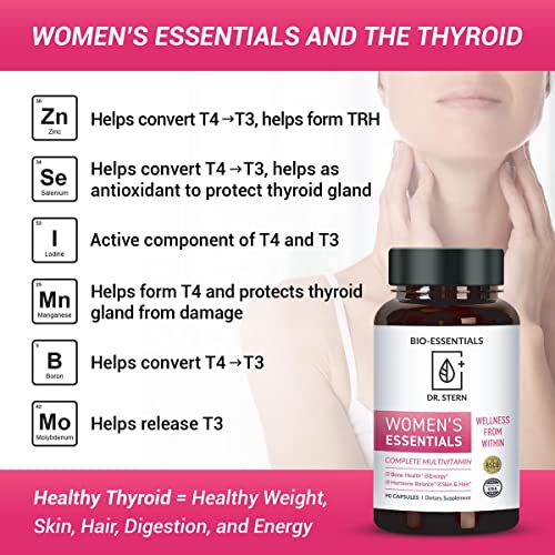 Bio-Essentials Women’s Essentials Comprehensive Daily Complete Multiple Vitamin, Mineral, And Organic Phytonutrients Complex By Dr. Ian Stern, (90 Capsules) #TOP4