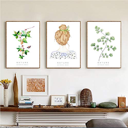 Peinture en aérosol sur toile premium | Triptyque mural d'art moderne 50x70cm