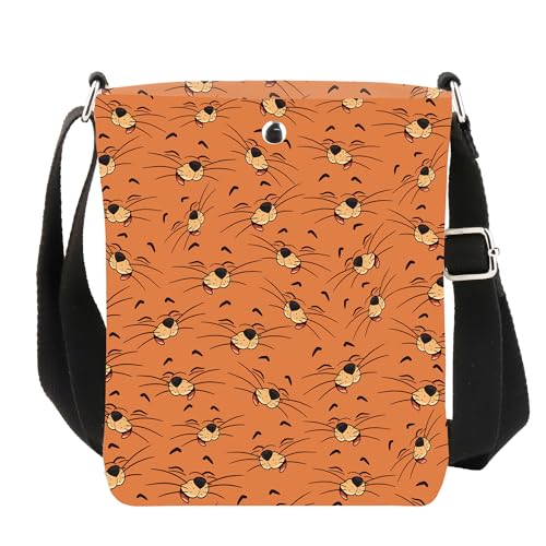 TOBGBE Cats T Crossbody Bag Face Character Bag Cat Movie Inspired Fans Gifts France Travel Purse Bag