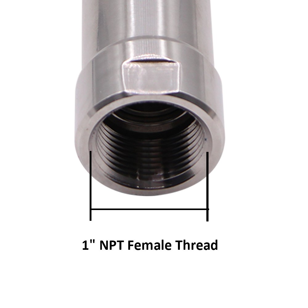 DERNORD Sanitary Rotary Spray Ball 1.5TC X 1/2FNPT - CIP Tank Cleaning For Food Industry