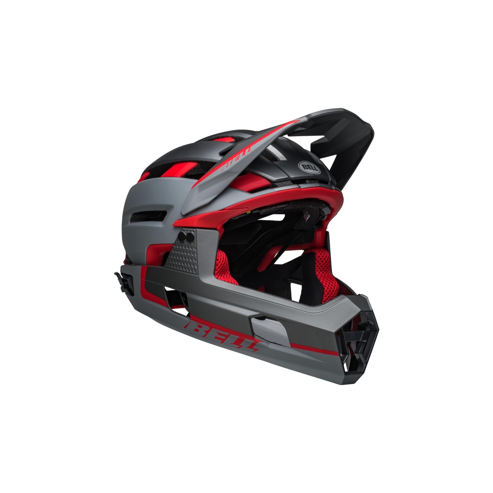 BELL Super Air R Spherical MTB Casco da bicicletta opaco rosso/grigio 2024
