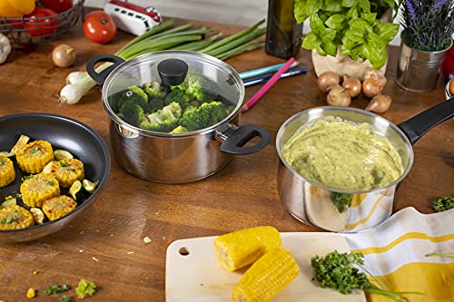 KUHN RIKON Classic Induction Stainless Steel Saucepan, 16 cm/1.5 Litre, Silver, 16cm/1.5L - Image 4