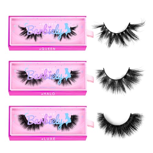 Barbiely 20mm Mink Lashes 3-Pack