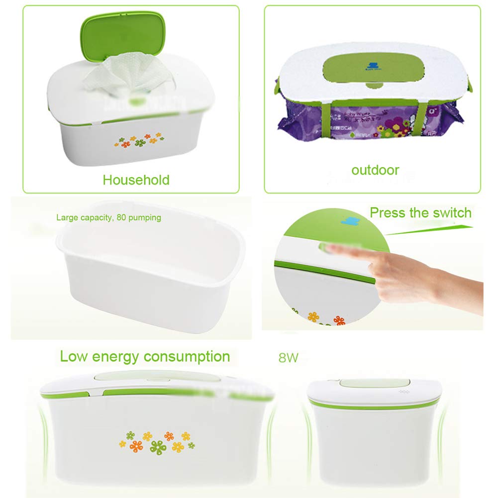 Lingettes Chauffe 24H Chauffe Température Grande Capacité Portable Boîte D'isolation En Papier Humide Portable Boîte D'isolation D'économie D'énergie Serviette Mouillée