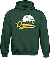 Vista 28 de Xtreme Apparrel Cityscape Skyline - Sudadera con capucha para hombre para fanáticos del béisbol Arizona - Sudadera con capucha roja