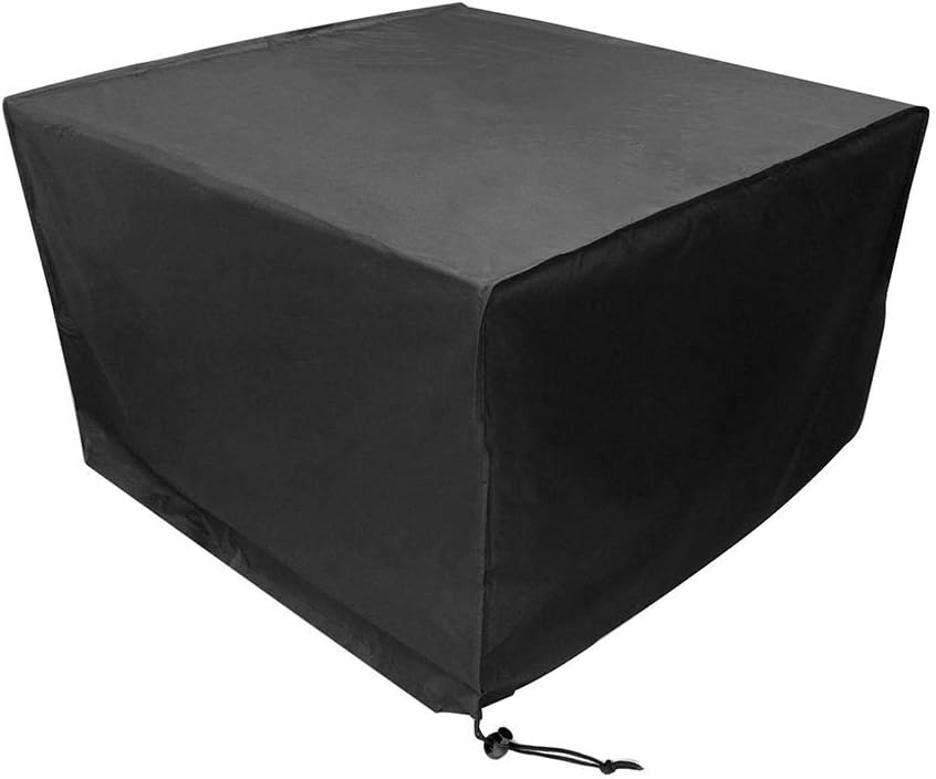 Vinteky Heavy Duty Waterproof Rattan Cube Cover Outdoor Garden Furniture Rain Protection 126cm x126cmx74cm