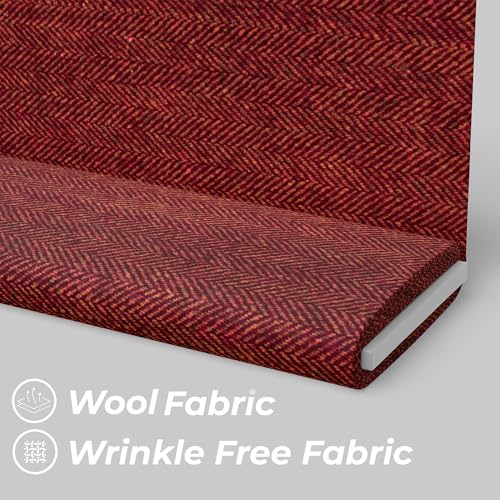 Image of BIGREAMS Unstitched Herringbone Wool Blazer Yarn-Dyed Fabric For Three Piece Suit | 58 inch Wide, Wrinkle Free, Best For Coat Pant, Nehru Jacket (Free Size)