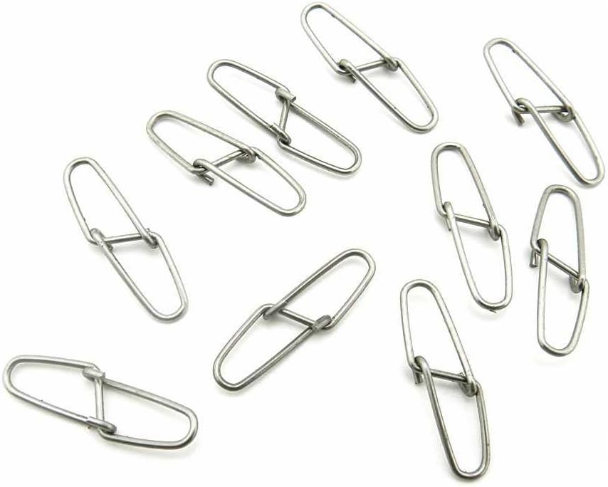 Test 45kg Cross Lock ID006-02 Swivel Fishing Tackle Fly Rings Coast Lock Snap Solid Ring Rolling Coastlock Sea Hooks Lures Ball Bearing Peche Pivot