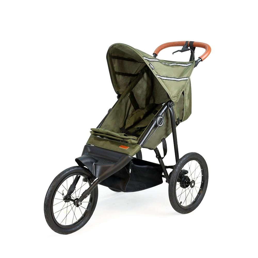 Jogger olive en coton premium aux finitions soignées - 8
