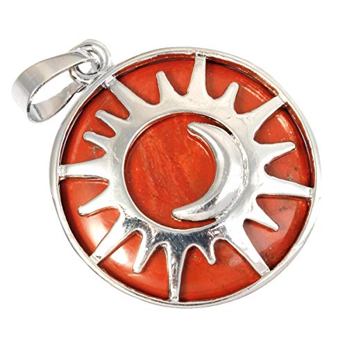 Nupuyai Tree Symbol Stone Pendant Necklace for Unisex, Pendants with Chain 19.5" Chakra Jewelry2