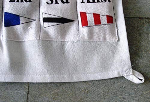 Brass Blessing Naval Signal Flag Set With Case Cover - Nautical Decor Maritime Marine Boat Yacht : (40 Flag Set : Cotton + Polyester) #TOP2