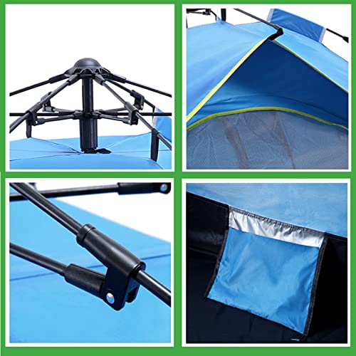 Carpa impermeable doble capa para 3 personas automática miniatura 6