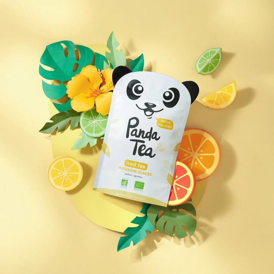 Infusion à froid bio Panda Tea pack ice tea détox menthe citron - 4