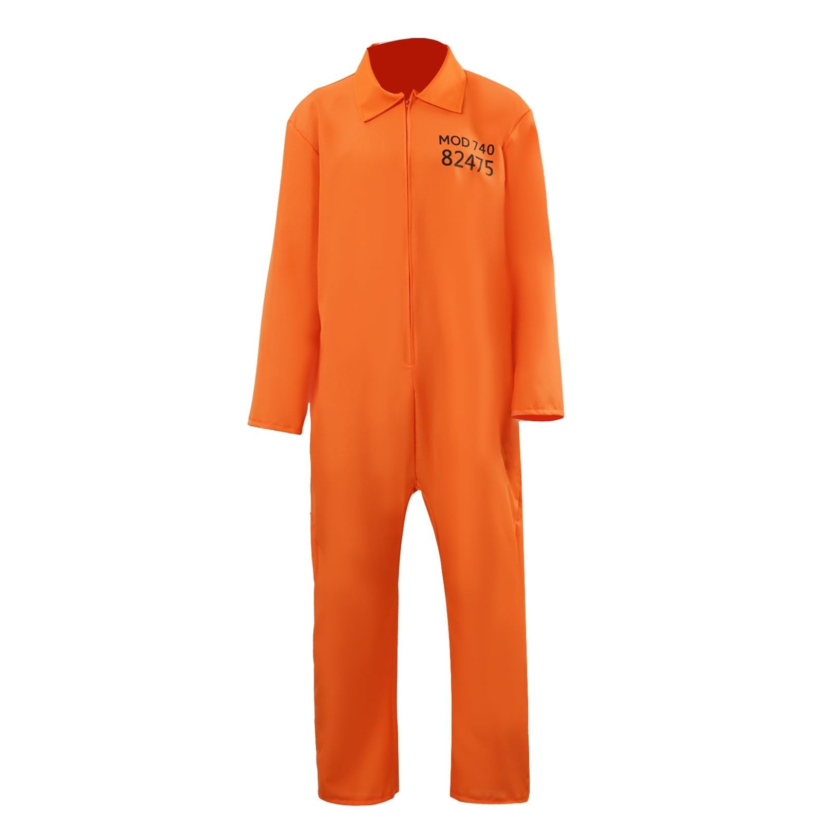 Adult Men's Orange Prison Jumpsuit