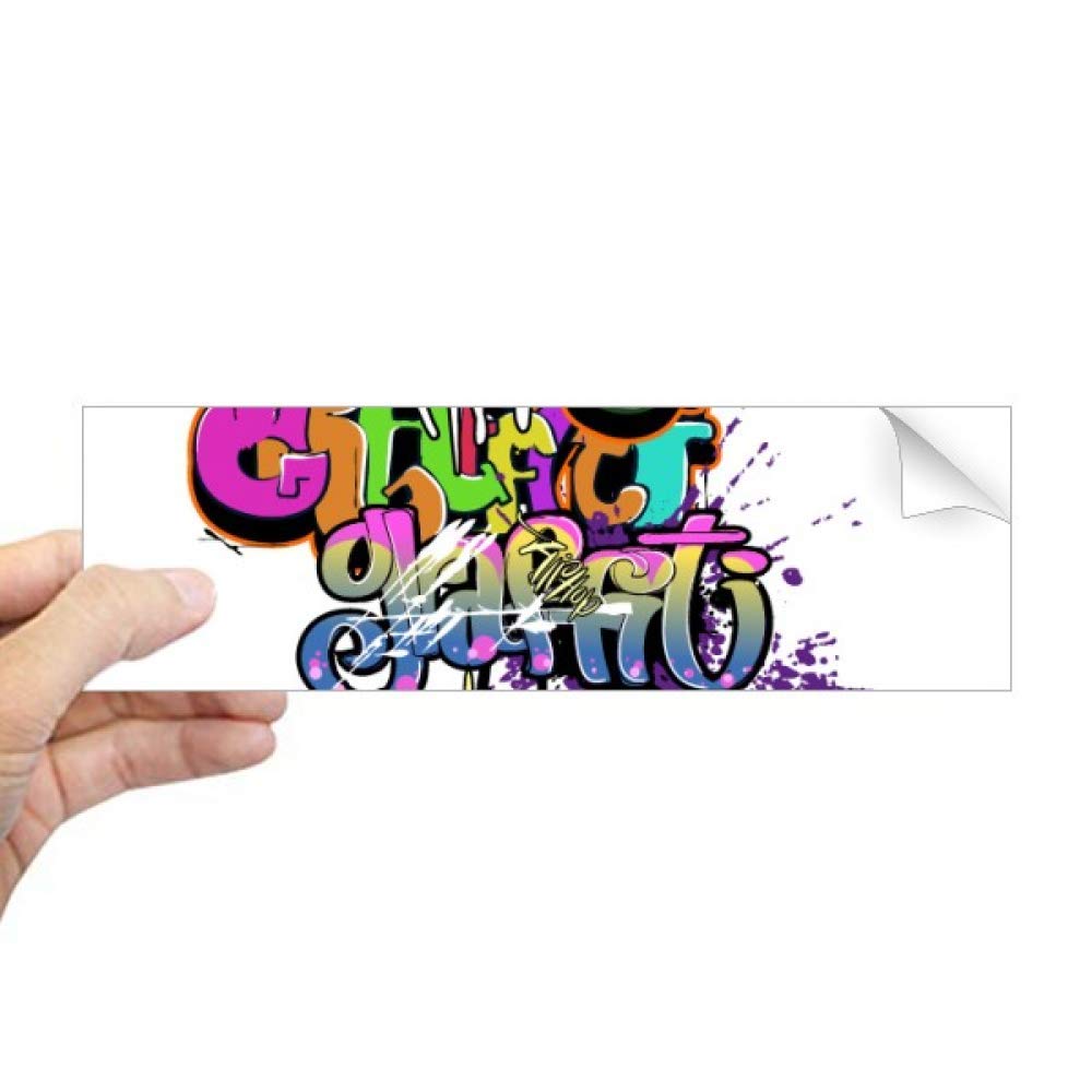 Sticker Graffiti Street Culture pour masquer les rayures de notebook