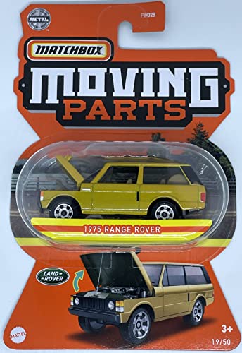 Matchbox 2022 - Moving Parts - 1975 Range-Rover Yellow miniatura 1