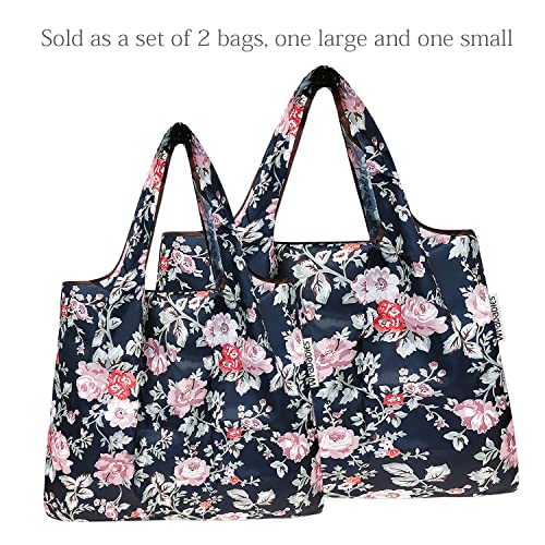 Image of allydrew Large Foldable Tote Nylon Reusable Grocery Bag