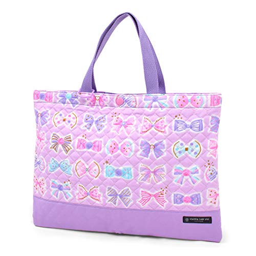 レッスンバッグ 女の子 キルティング 手提げ 通園 お稽古バッグ 子供用 リボンデコレーション カラフルキャンディスタイル N0247700