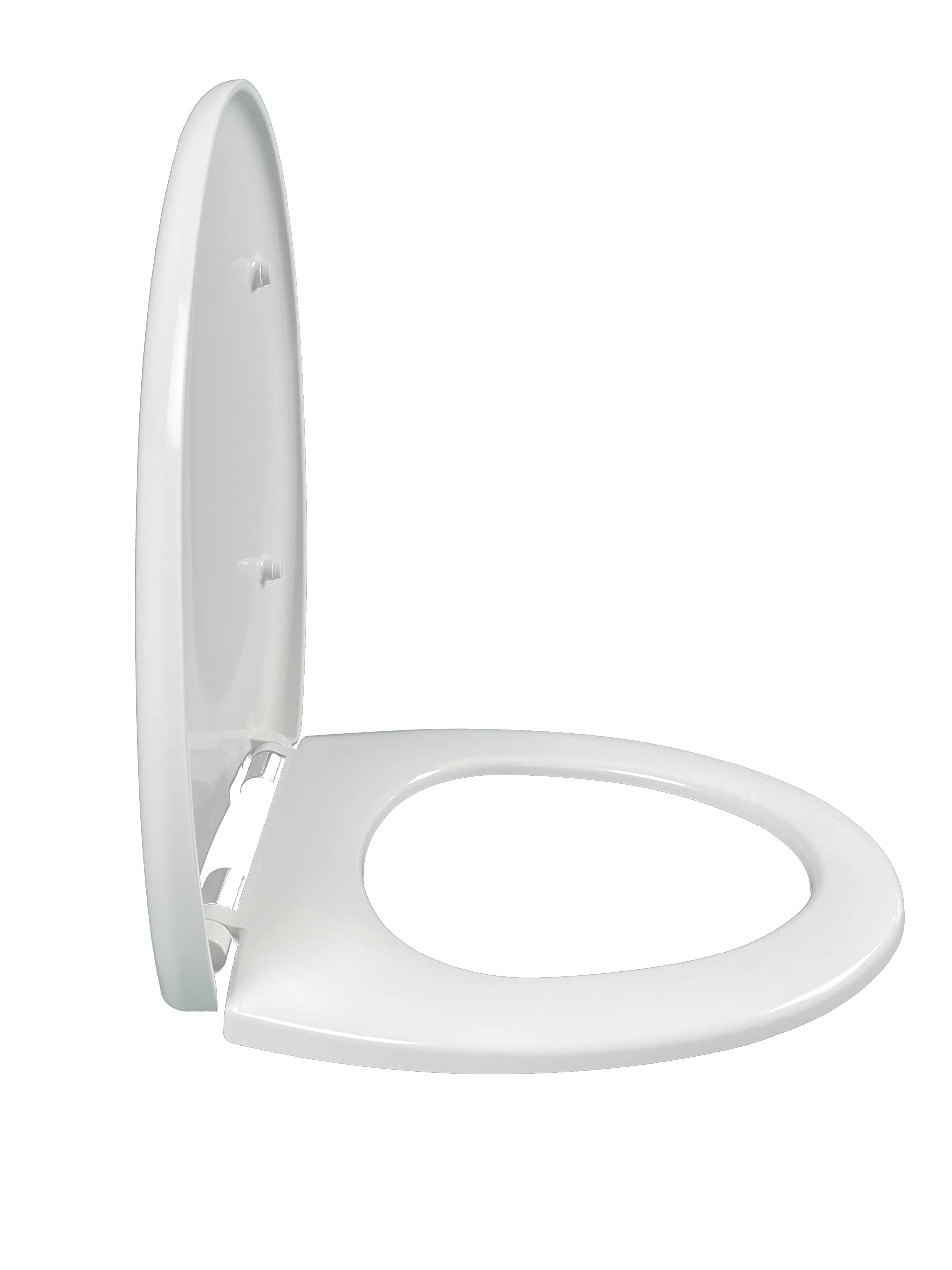 JACOB DELAFON Asiento inodoro OLA/PATIO caída normal Thermodur Bisagras metálicas inoxidables Blanco E4303-00