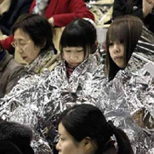 Manta térmica portátil de primeiros socorros ao ar livre 210 * 130 Manta de prata dupla face Sobrevi