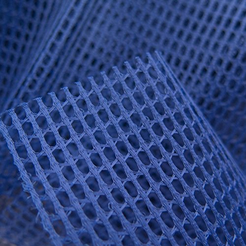 Blue Nylon Mesh Sport Utility Lightweight Fabric 58" Width - One Yard #TOP2