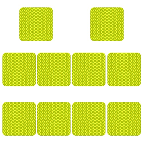 Adesivos reflexivos abertos do carro | 4-PCS Luminous Open High Reflective Tape | Marca de aviso de