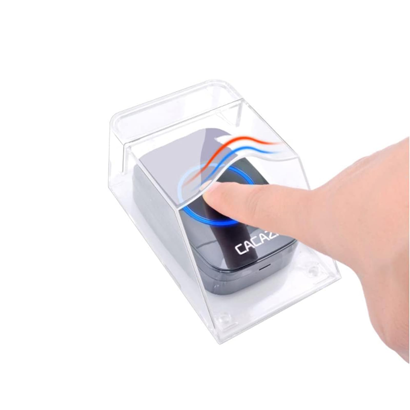 Waterproof Switch Box for Outdoor, Transparent Door Bell Cover for Rain Protection, Weatherproof Door Bell Switch Cover for Rain, Snow and Dust, Suitable for Apartments and Homes