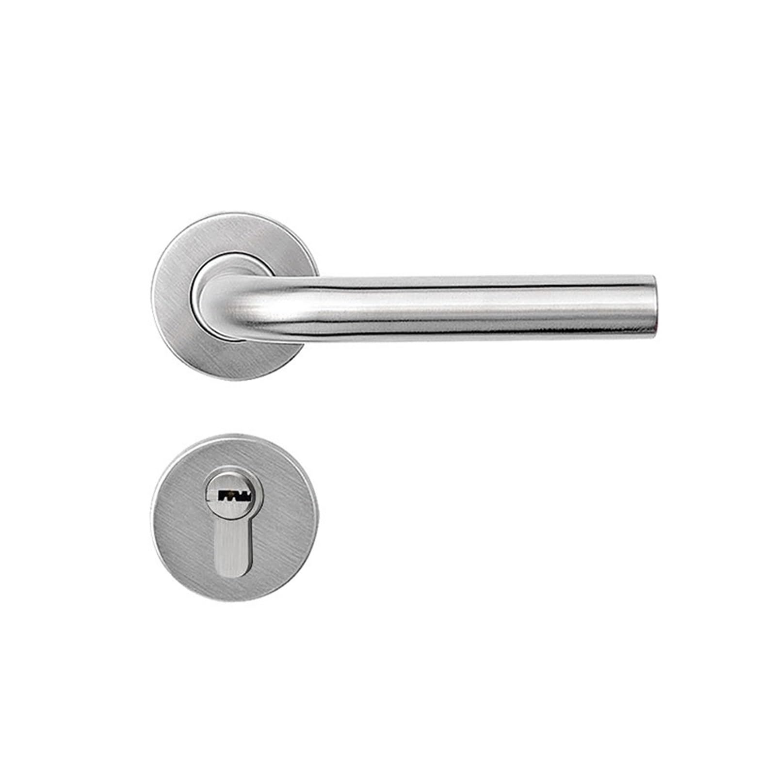 Aepqbgqj One Color Stainless Steel Split Lock Lever Handle Office 304 Single Bend