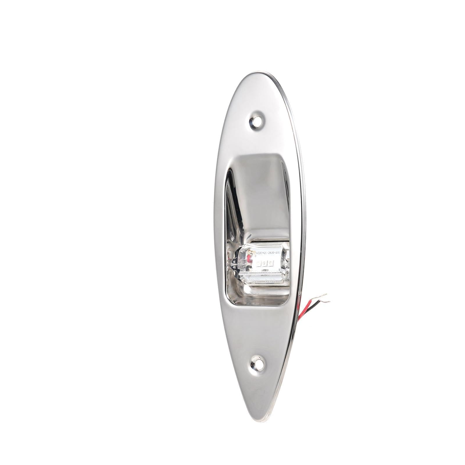 aqxreight Luci di Navigazione a LED 2 Pcs 12v Luci di Navigazione per Barca Marina Rossa e Verde