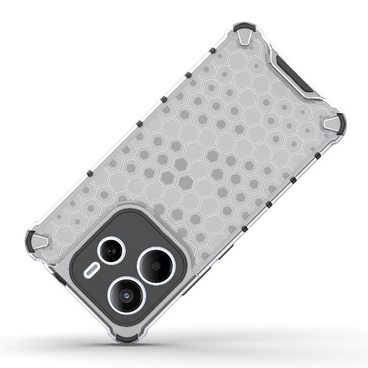 Image of Hard PC Back Case Cover for Mi Redmi Note 14 5G Anti Slip Ultra Thin Shockproof Reinforced Corners (Polycarbonate|Clear)