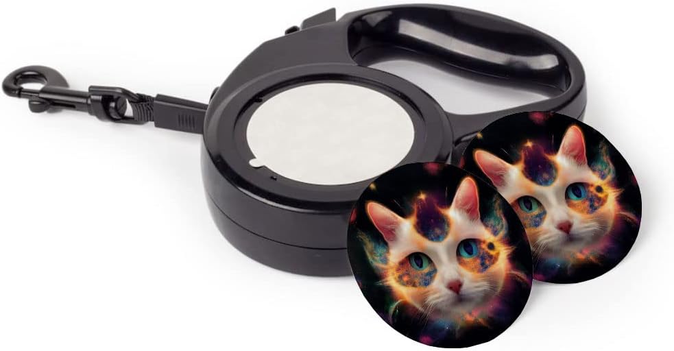 Cool Galaxy Retractable Pet Leash - Galaxy Cat Leash - Creative Dog Leash - 118 inches