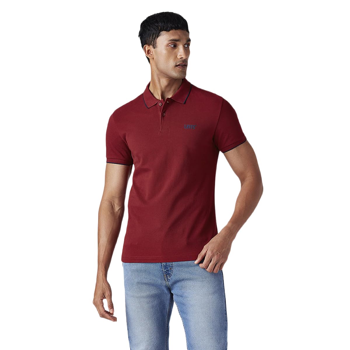levi's Men's Solid Slim Fit Polo T-Shirt-picture-12