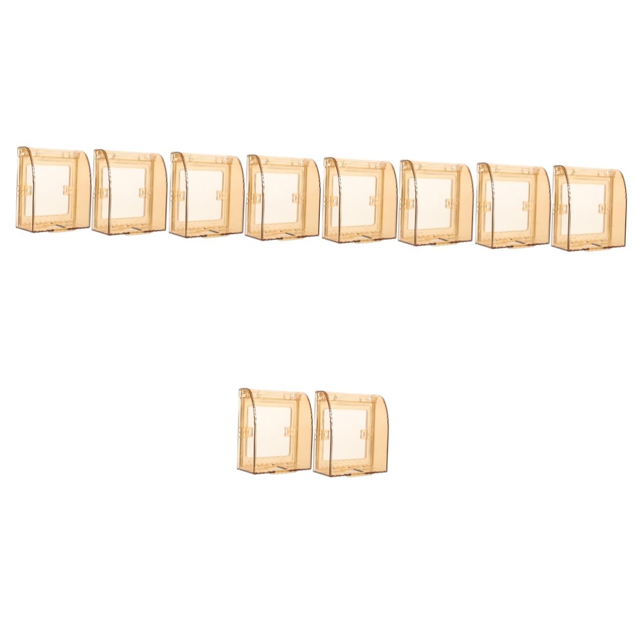 Toyvian Lot De 5 Cache-prises De Sécurité Pour Bébé Pour Prise Murale 2 Pièces X 5
